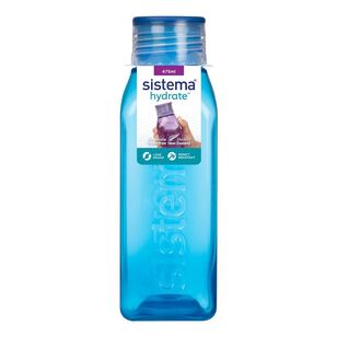Sistema Plastic Square Bottle 475mL Assorted 475 ml