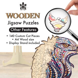 Puzzle Master Wooden Eagle Puzzle Multicoloured