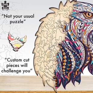 Puzzle Master Wooden Eagle Puzzle Multicoloured