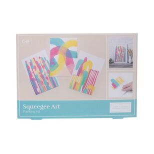 Craftsmart Squeegee Art Kit Multicoloured