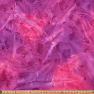 Marbled 112 cm Indian Batik Fabric Purple 112 cm