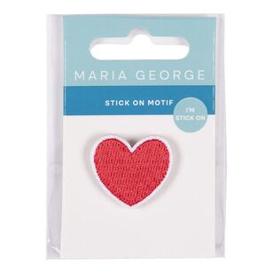 Maria George Mini Heart Stick On Motif Red