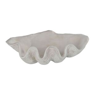 Ombre Home Evie Shell Bowl White 33 x 22 x 10.5 cm