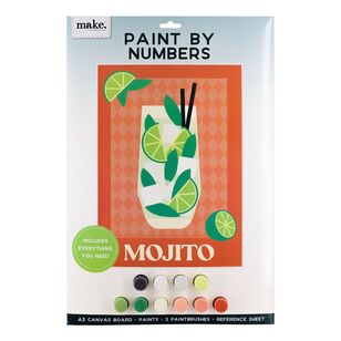 Make Mojito Paint By Numbers Multicoloured
