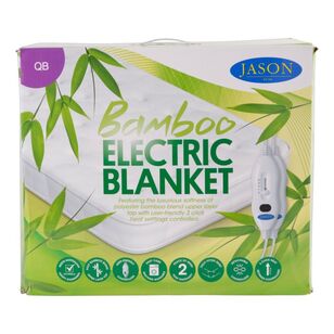 Jason Bamboo Electric Blanket White