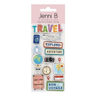 Jenni B Travel Adventure Multicolour Stickers Travel Adventure