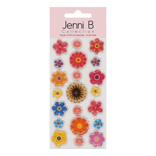 Jenni B Resin Joyful Flowers Stickers Joyful Flowers