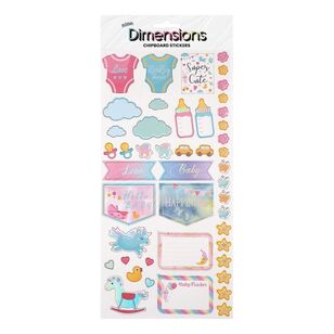 Ribtex Dimensions Baby Label Stickers Baby 6 X 12 in