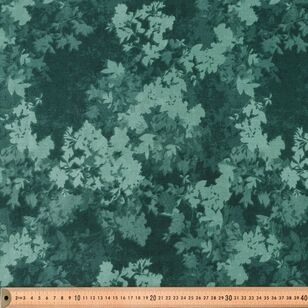 Flower 274 cm Quilt Backing Fabric Olive 274 cm