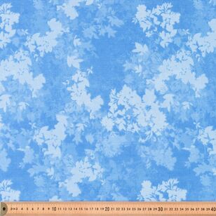 Flower 274 cm Quilt Backing Fabric Sky 274 cm