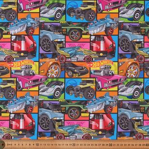 Hot Wheels Picked Cars 112 cm Cotton Fabric Multicoloured 112 cm