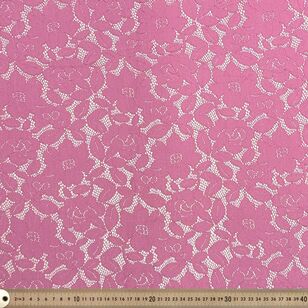 Luxury Lace 150 cm Fabric Pink 150 cm