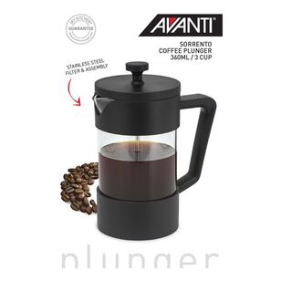 Avanti Sorrento Coffee Plunger Black