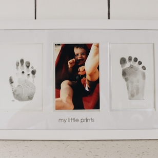 Pearhead Baby Print Frame White