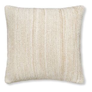 Bouclair Trendy Cabin Carlisle Knit Cushion White 48 x 48 cm