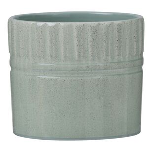 Ceramic Planter Pot Sage 14 x 12 cm