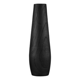 Bouclair Trendy Cabin Wood Floor Vase Black 18 x 18 x 60 cm