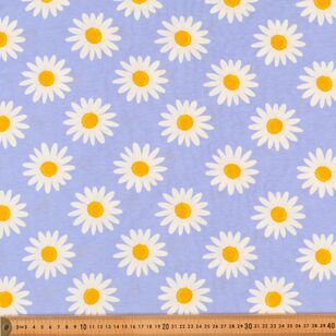 Daisy 112 cm Cotton Jersey Fabric Multicoloured 112 cm