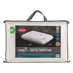 Tontine Comfortech Memory Foam Firm Pillow White Standard