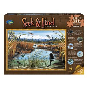 Seek & Find In The Wetlands XL Jigsaw Multicoloured