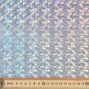 Sequin 140 cm Dance Knit Fabric Silver 140 cm