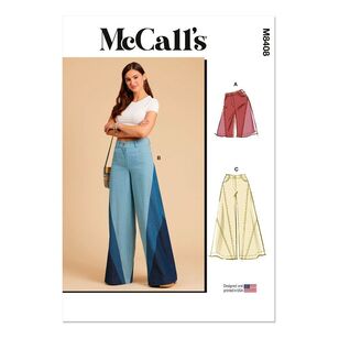 Mccalls M8408 Misses' Shorts and Pants Pattern White