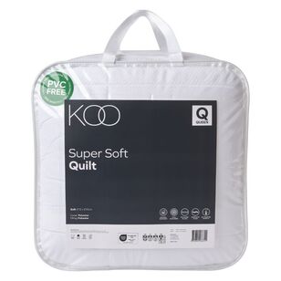 KOO Super Soft Quilt White