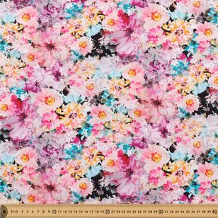 Cooled Daisies 112 cm Cotton Poplin Fabric Multicoloured 112 cm