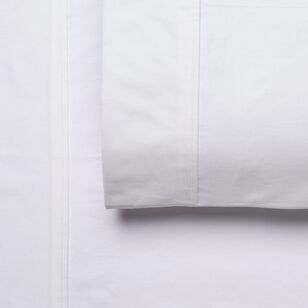 White Home Organic Cotton Sheet Set White