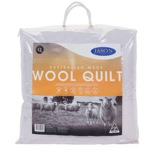 Jason All Seasons Wool Quilt White