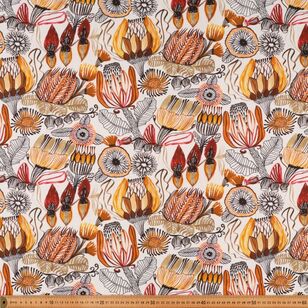 Kirsten Katz Neutral Natives 150 cm Multipurpose Cotton Fabric Multicoloured 150 cm