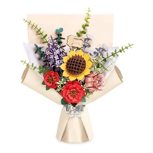 Robotime Wooden Flower Bouquet Multicoloured