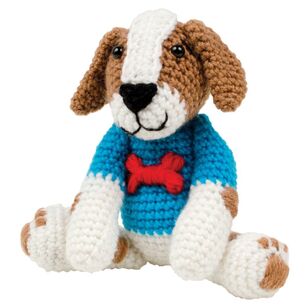 Needle Creations Sweater Dog Crochet Kit Multicoloured