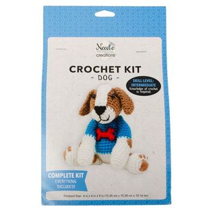 Needle Creations Sweater Dog Crochet Kit Multicoloured