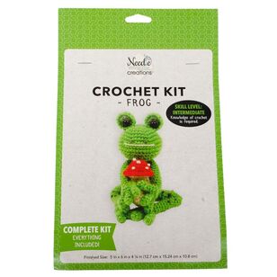 Needle Creations Frog Crochet Kit Multicoloured