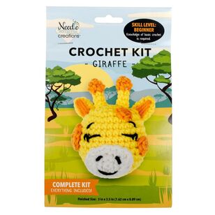 Needle Creations Safari Giraffe Crochet Kit Multicoloured
