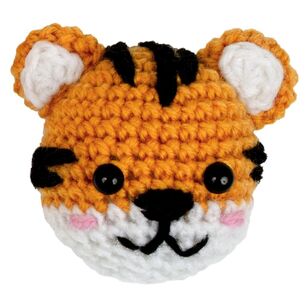 Needle Creations Safari Tiger Crochet Kit Multicoloured