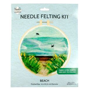 Needle Creations Needle Felting Kit Beach Multicoloured