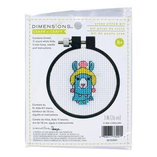Dimensions Llama Cross Stitch Kit Multicoloured