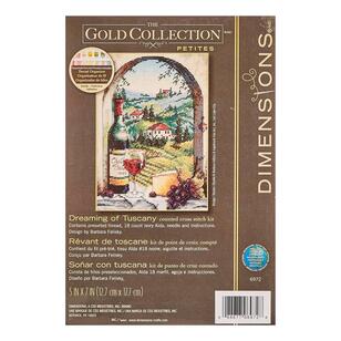 Dimensions Dreaming Of Tuscany Cross Stitch Kit Multicoloured