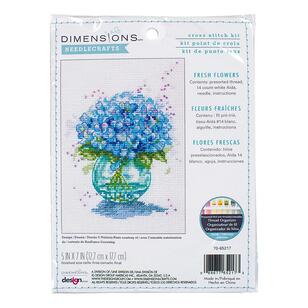 Dimensions Fresh Flowers Cross Stitch Kit Multicoloured