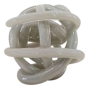 Bouclair Modern Contrast Glass Decorative Ball Green 11 cm