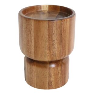 Bouclair Pure Mist Acacia 2 Tier Candle Holder Natural 9 x 12 cm