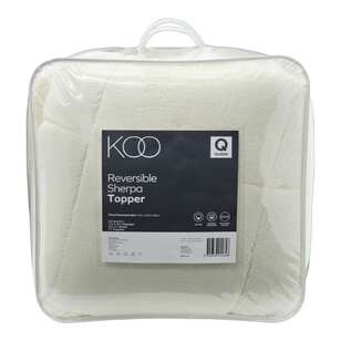 KOO Reverse Sherpa Topper White Single