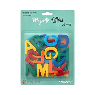 Seymours Snazzee Magnetic Letters 26 Pack Multicoloured
