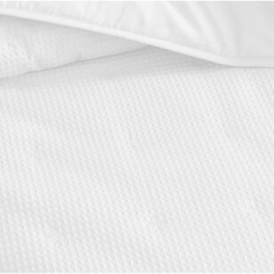 Platinum Ascot Quilted Coverlet White