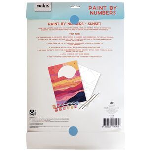 Make Sunset Paint By Numbers Multicoloured