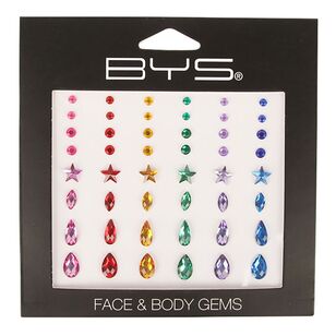 BYS Face & Body Gems Multicoloured