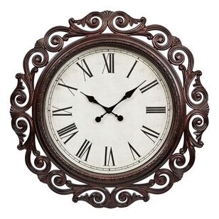 Frame Depot Madeline Crafted Clock Brown 58 cm