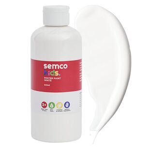 Semco Kids Poster Paint White 500 mL